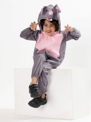 UNIECROUNE KIDS Elephant kids costume dress|Wild animal kids dress for 2 to 8 years Kids Costume Wear
