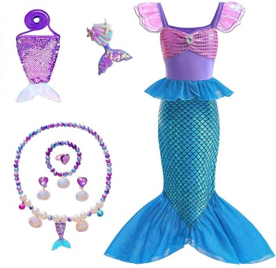 LQZ Mermaid Kids Costume Wear