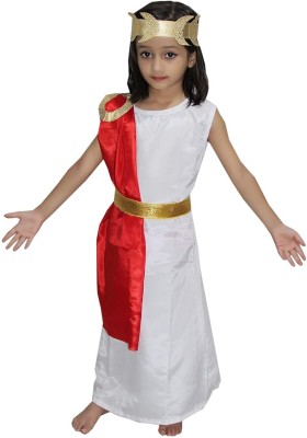 KAKU FANCY DRESSES International Egyptian Queen Dress For Girls, Cleopatra Costume, 10-11 Yrs Kids Costume Wear