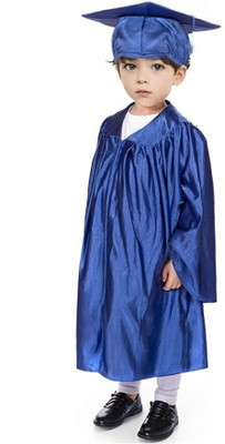 Dresstoimpress Graduation Dress for Convocation,Cap and Gown Set(Pack of 1) Kids Costume Wear