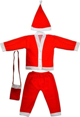 TMT HUB Santa Clause Kids Costume Wear