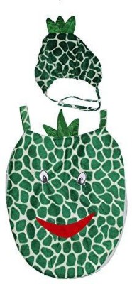 KAKU FANCY DRESSES Pineapple Fruit Costume Cutout with Cap For Boys & Girls (Freesize 3-12 Yr) Kids Costume Wear