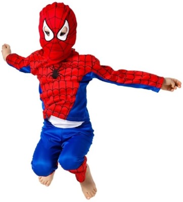 PRUEDDLE KIDS Spiderman Avenger Superhero Costume Kids Costume Wear