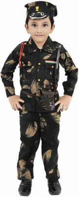 NKG FASHION ARMY PRINT Kids Costume Wear