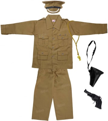 FIDDLERZ Police Dress for Kid Role Play 6 to 7 year Boys & Girls (Size 30) Kids Costume Wear