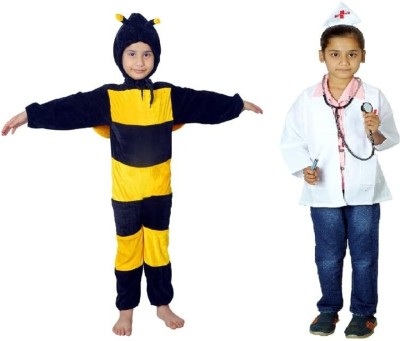 Macare Honey Bee + Female Doctor Dress Kids Costume Wear