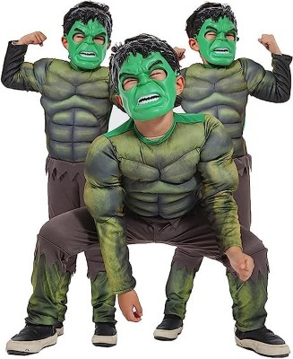 PRUEDDLE KIDS HULK Avenger Superhero Costume Kids Costume Wear