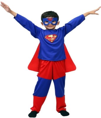 Fancy Steps Superman Dress Kids Costume Wear