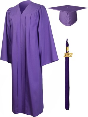 Raj Costumes Convocation Dress Gradution Gown and Cap for Kids Adult Men Women Girls College Kids Costume Wear