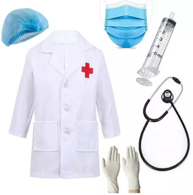fancydressworld Doctor Kids Costume Wear