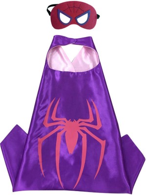 Radiant Fashion World Spider-Man Superhero Cape with Eye Mask Costume for kids ( Age 2 To 8 Years ) Kids Costume Wear