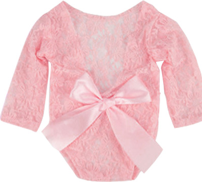 HANDZY Polyester Lace Romber Photography Props For New Born Baby Photoshoots Kids Costume Wear