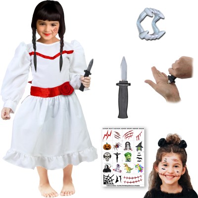 Aavashyak Halloween Costume For Kids With Accessories | Scary Fancy Dress For Girls & Boys Kids Costume Wear