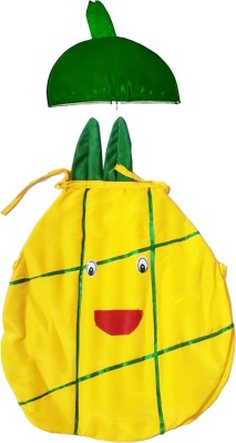 KENIM FASHION Pineapple Cutout Costume for Kids| Fruit Cutout With Cap Fancy Dress| Kids Costume Wear