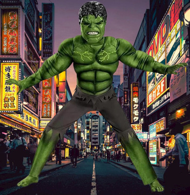 Adarsh Enter Hulk Kids Costume Wear