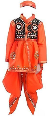 Chic Cos Kids Kedia Gujrati Garba Dance Fancy Dress Costume Kids Costume Wear