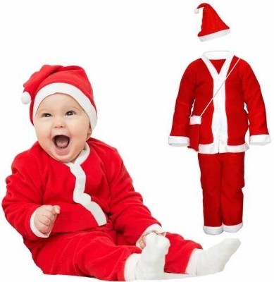 shree chitransh creation Santa Claus Kids Costume Wear