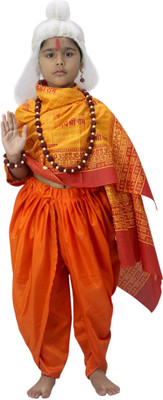 TWINKLE TOTS Saadhu Ji Costume For Kids / Mythological character Costume for kids Kids Costume Wear