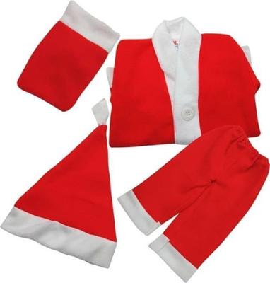 TMT HUB Santa Clause Kids Costume Wear