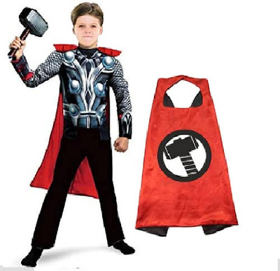ECOM FASHION HUB THOR SUPERHERO MUSCLE DRESS Avenger Superhero Costume Kids Costume Wear