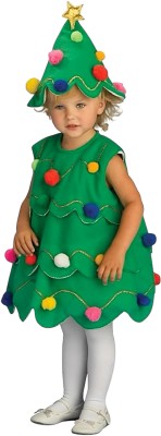 NATKHATdress CHRISTMAS TREE COSTUME FOR KIDS/HALLOWEEN COSTUME/CHRISTMAS COSTUME Kids Costume Wear