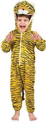 BLUSCAILE Tiger kids costume dress for little boys & girls | Age 2 to 8 years Kids Costume Wear