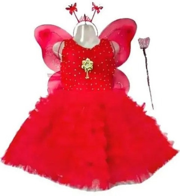 VILLATA FASHION CUTE ANGEL FROCK FOR GIRLS Kids Costume Wear