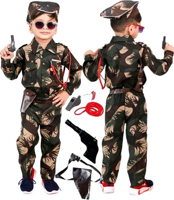 Fashion Grments MILITARY Kids Costume Wear