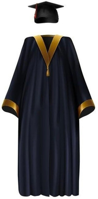 Raj Costumes Convocation Dress Gradution Gown and Cap Kids Costume Wear