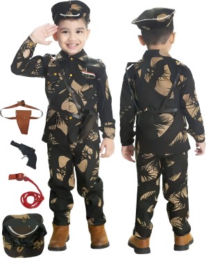 FashionAzhar Military & ARMY Kids Costume Wear