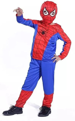 Fancy Steps spiderman dress for kids Kids Costume Wear
