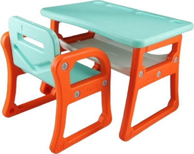 PNASGL Plastic Desk Chair Foldable with Storage Plastic Bench(Finish Color - Orange, DIY(Do-It-Yourself))