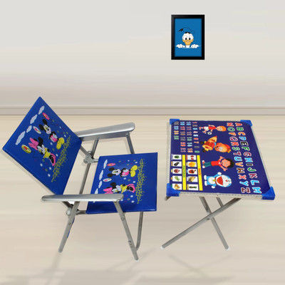 Rudra creations Beautiful, Modern and Attractive Metal Study Table(Finish Color - Blue, Pre-assembled)