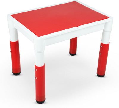 baybee Plastic Study Table(Finish Color - Red, DIY(Do-It-Yourself))