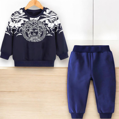 psv fashion Baby Boys & Baby Girls Casual Sweatshirt Pant(Navy)