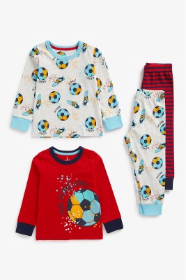 Mothercare Boys Casual T-shirt Pyjama(Multicolor)