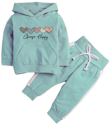 HouseOfCommon Girls Party(Festive) Sweatshirt Sweatpant(GREEN)