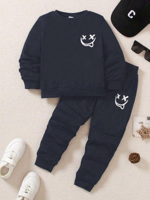 RIVEREYE Baby Boys & Baby Girls Casual T-shirt Trouser(BLUE)