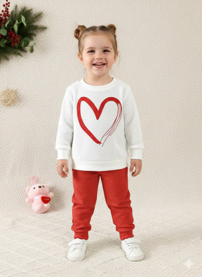 FYRUU Baby Boys & Baby Girls Casual Sweatpant Sweatshirt(Red)