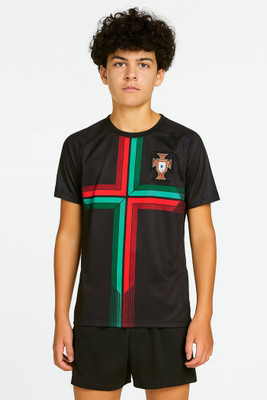 BUGOAT Boys & Girls Casual T-shirt Shorts(Black)