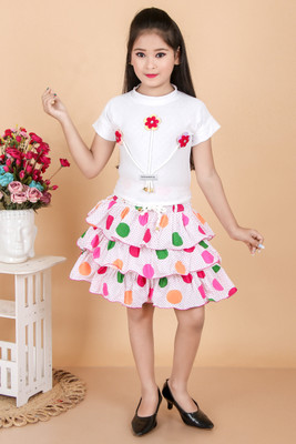 BL Fashion Bazar Girls Party(Festive) Shirt Top(PINK)