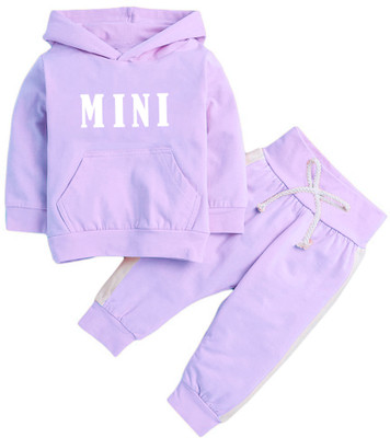 HouseOfCommon Boys & Girls Party(Festive) Sweatshirt Sweatpant(LAVENDER)