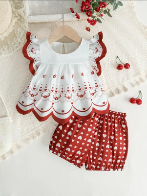 BeautyDresses Baby Girls Party(Festive) Top Shorts(Red)