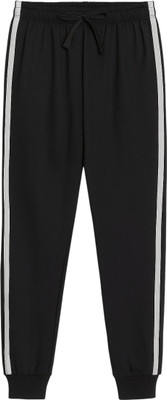 DELGAN Track Pant For Boys(Black, Pack of 1)