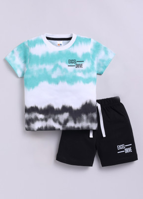 LITTLE NINJA Baby Boys Casual T-shirt Shorts(MULTI)