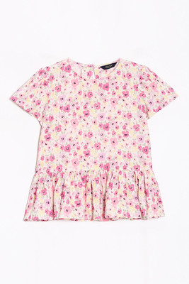 Allen Solly Girls Casual Top Pant(Pink)