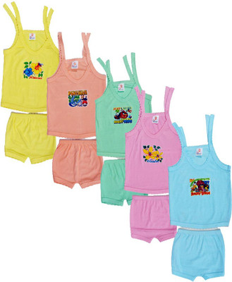 Vivin Baby Boys & Baby Girls Casual Top Shorts(Muilti Colour)