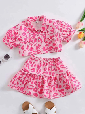 S K Dresses Girls Angry Birds Party(Festive) Skirt Skirt(PINK)