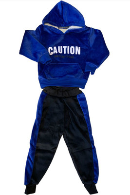kidsbuds Baby Boys & Baby Girls Casual Top Pant(Blue)