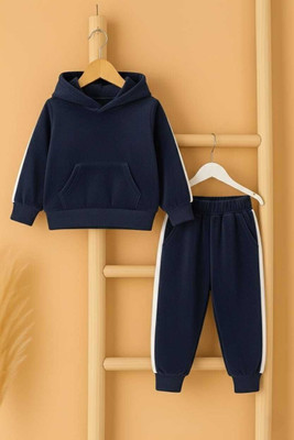 Aggarwalsales Baby Boys & Baby Girls Casual Sweatshirt Track Pants(Dark Blue)
